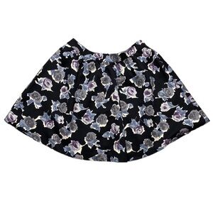 LUSH FLORAL SKIRT WITH PURPLE FLOWERS 🌸